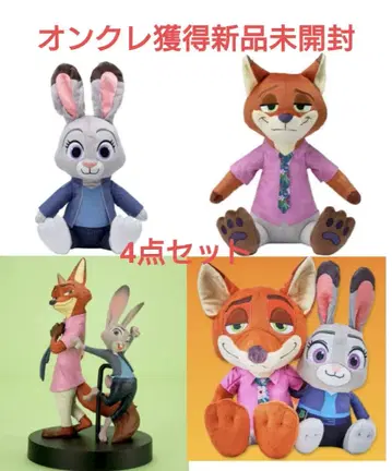 주토피아2 프라이스 럭셔리 4종 세트 주디 홉스와 닉 와일드