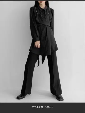 [ LVEU. ] 뷔스티에 디자인 셔츠 원피스