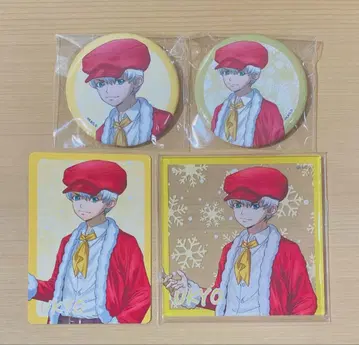 크리스마스 NATSLIVE 니시조인지 우쿄 캔뱃지 아크릴 코스터