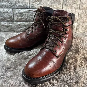 새상품급 레드윙 레이스업 워크 부츠 브라운 9 1/2