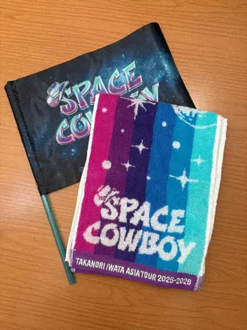 이와타 타카노리 SPACE COWBOY 머플러 타월 플래그 간짱 3