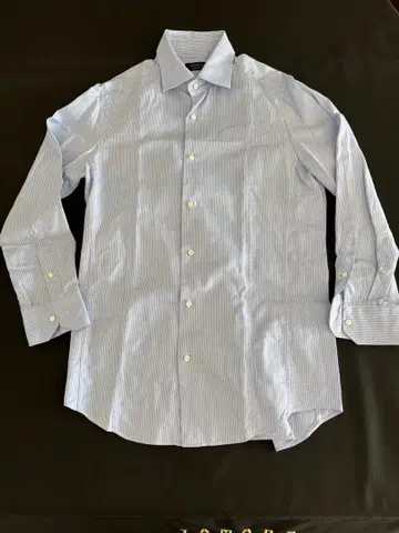 EPoca 스카이블루 스트라이프 드레스 셔츠