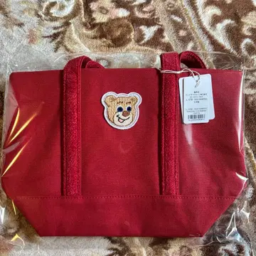 러브러리 바이 페이 와펜 토트백 올드 테디 와인