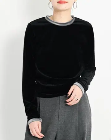 CITY SHOP / 벨벳 티셔츠