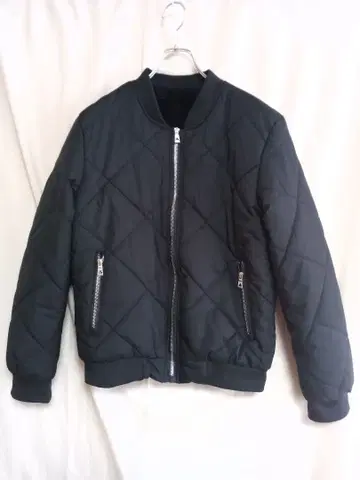 (4882) 블랙 퀼팅 자켓