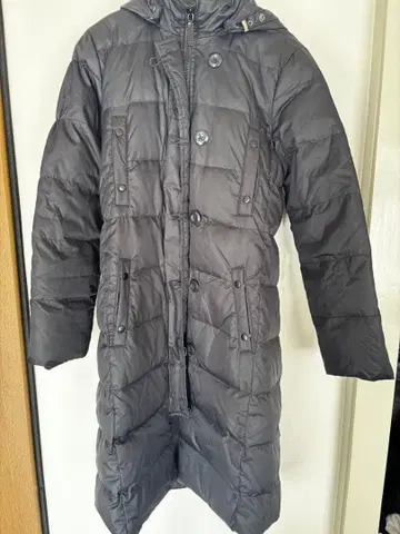 GAP 그레이 롱 다운 자켓 S