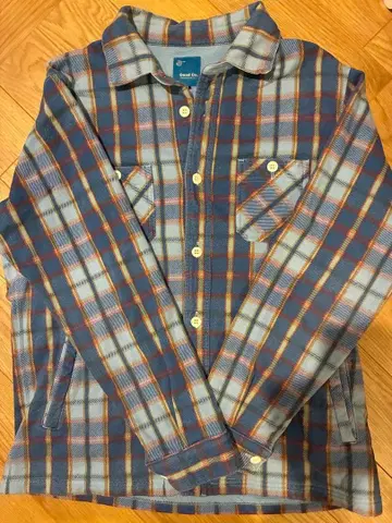 체크 무늬 맨투맨 자켓 good on