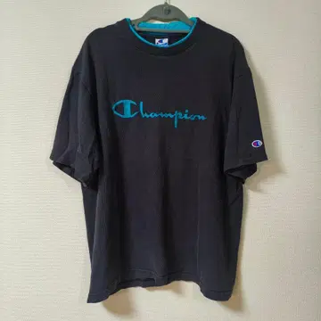 Champion 블랙 T셔츠 USA제 90s 구제 의류