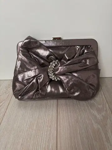 크리스탈 비쥬 부착 파티 백