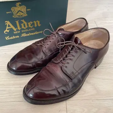 새상품급 Alden 알든 코도반 54321 8 버건디 V 칩