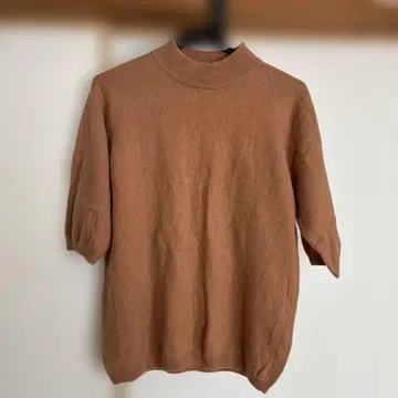 ELHEART 캐시미어 니트 5부 소매