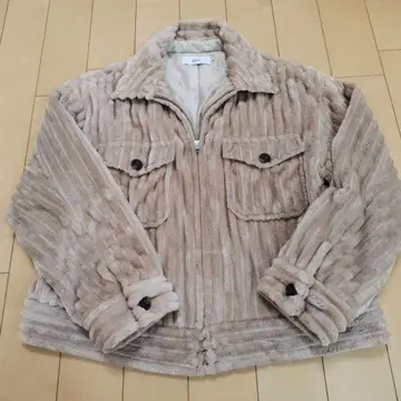 AZUL by MOUSSY 베이지 코듀로이 자켓