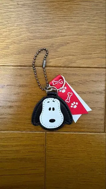 스누피 키링 USJ 가죽