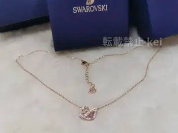 Swarovski 스완 모티브 목걸이