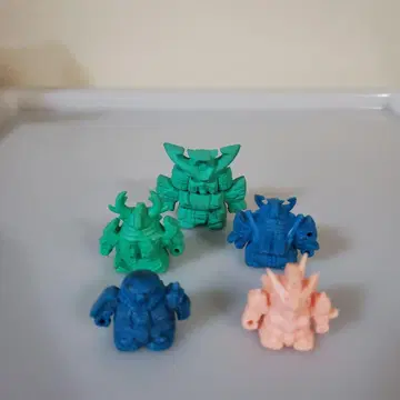 건담 캐릭터 피규어 5체 세트