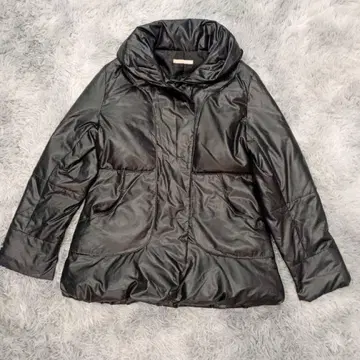 EGLANTINE 여성용 다운 자켓 L 블랙 다운 페더