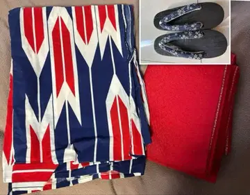 유카타 오비 일본 나막신 세트