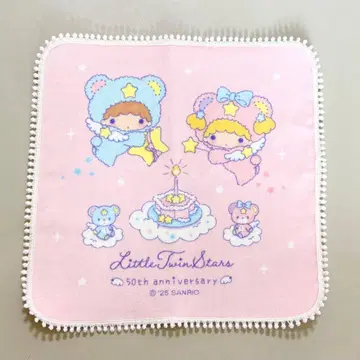 새상품 리틀트윈스타 키키라라 별하늘의 엔젤 손수건 미니 타월