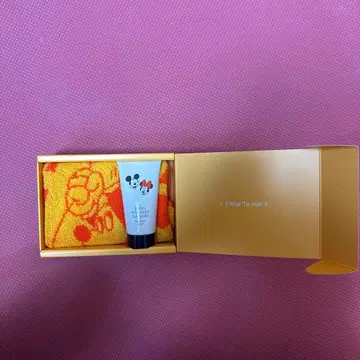 미키마우스 타월 & 핸드 크림 세트 존 마스터