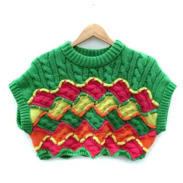 ZARA 크롭 니트 베스트