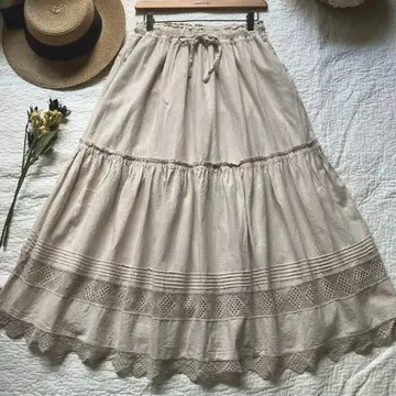 사만사 모스모스 sm2 스캘럽 레이스 핀턱*티어드*페치에도