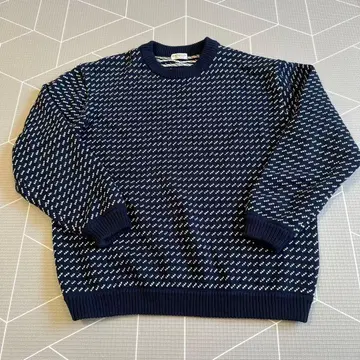 BEAUTY & YOUTH 네이비 니트 스웨터