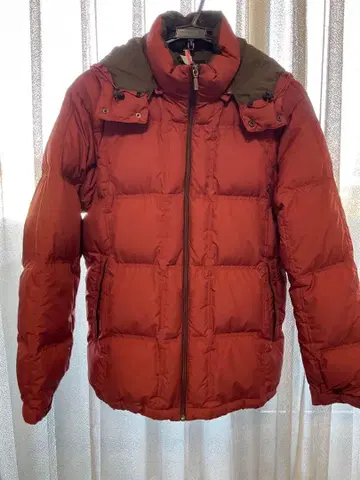 Yin & Yang 후드 부착 다운 자켓