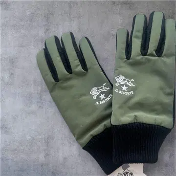 [ 새상품 미사용품 ] IL BISONTE 일비종떼 장갑 카키