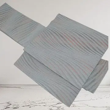 스모키 그레이 그린 1점 제작 간편 착용 오비 그라데이션 염색 고급 컬러