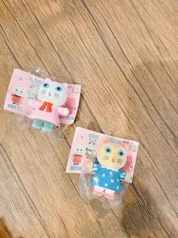 Yumi Kitagishi 하얀 고양이와 친구들 피규어 컬렉션 시-플라