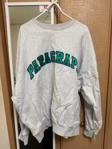 Paragraph 그레이 오버 사이즈 트레이닝복