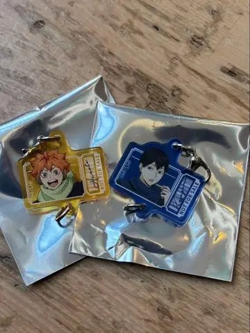 하이큐 코스모 월드 이어지는 아크릴 참 2종