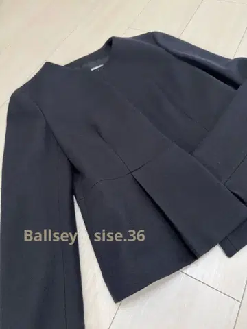 [ 새상품급!Ballsey ] 노카라 자켓 블랙 사이즈 36
