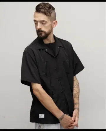 Schott 워크 셔츠 M 블랙 782-4123022