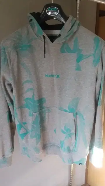 Hurley 꽃무늬 프린트 후드티 M
