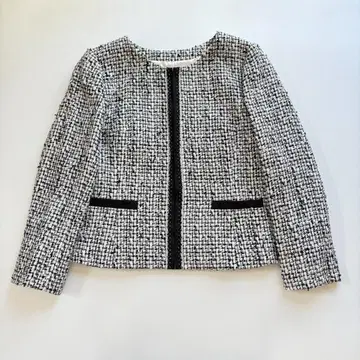 스테디셀러*새상품급 [언타이틀] 노카라 자켓 트위드 44