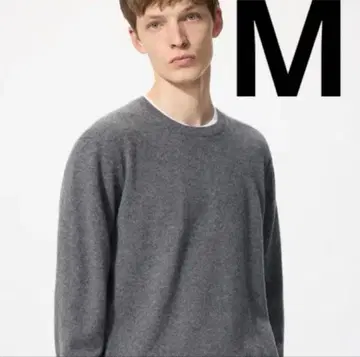 남성용 2025년 가을 신작 UNIQLO 캐시미어 크루넥 스웨터