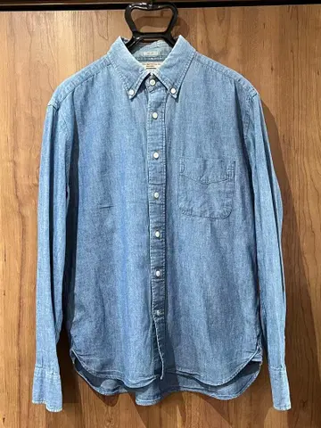 ROCOCO 셀비지 샴브레이 버튼 다운 셔츠 스탠다드 핏