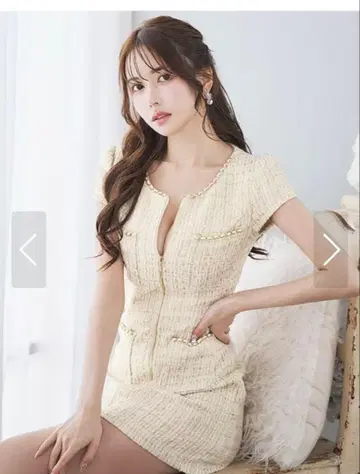 jewels 트위드풍 타이트 드레스 S 사이즈