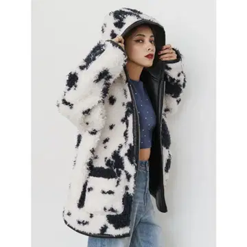 EVRIS 에브리스 리버서블 보아 블루종