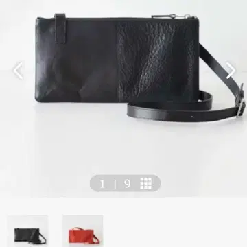 yes/ 스퀘어 숄더백 블랙