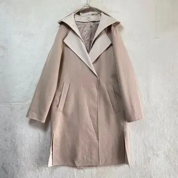 LAUTREAMONT/롱 코트/38/후드 탈부착 가능 베이지