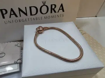 PANDORA 로즈 골드 팔찌
