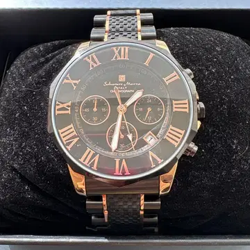 Salvatore Marra 크로노그래프 블랙/골드