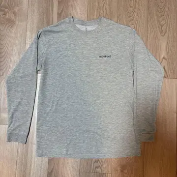 mont-bell 그레이 긴팔 셔츠 M 사이즈