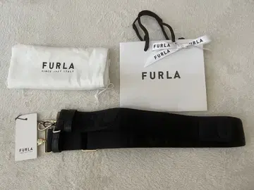 택 포함 새상품 FURLA 블랙 숄더 스트랩 숄더 벨트