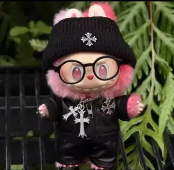 러브부용 목걸이 크롬풍