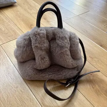 퍼 숄더백 그린 라벨