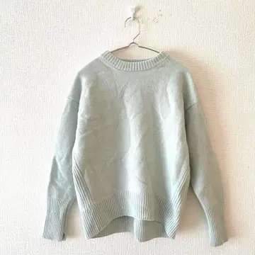 [ 23구 ] 니트 캐시미어 혼방 양모 혼방 소매 슬릿 백 슬릿 38