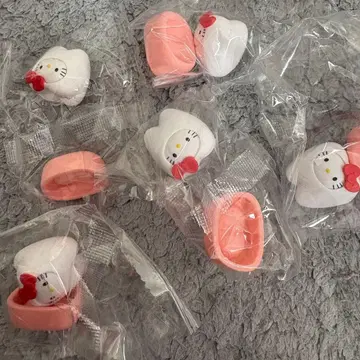 산리오 캐릭터즈 모두 함께 되자! -치아- 키티 5종 가챠가챠